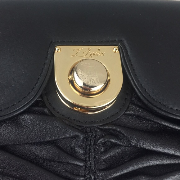 Z Spoke Zac Posen Leather Bow Clutch - Picture 2 of 7